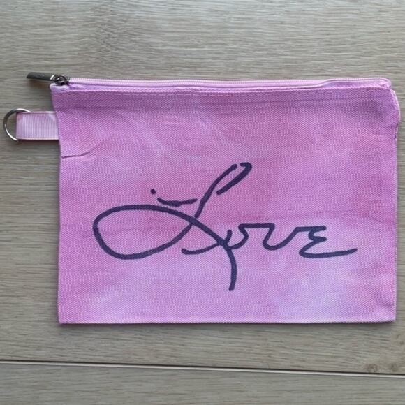 Makeup Bag Love Tie-Dye Toiletry Pouch Handcrafted - Picture 2 of 9